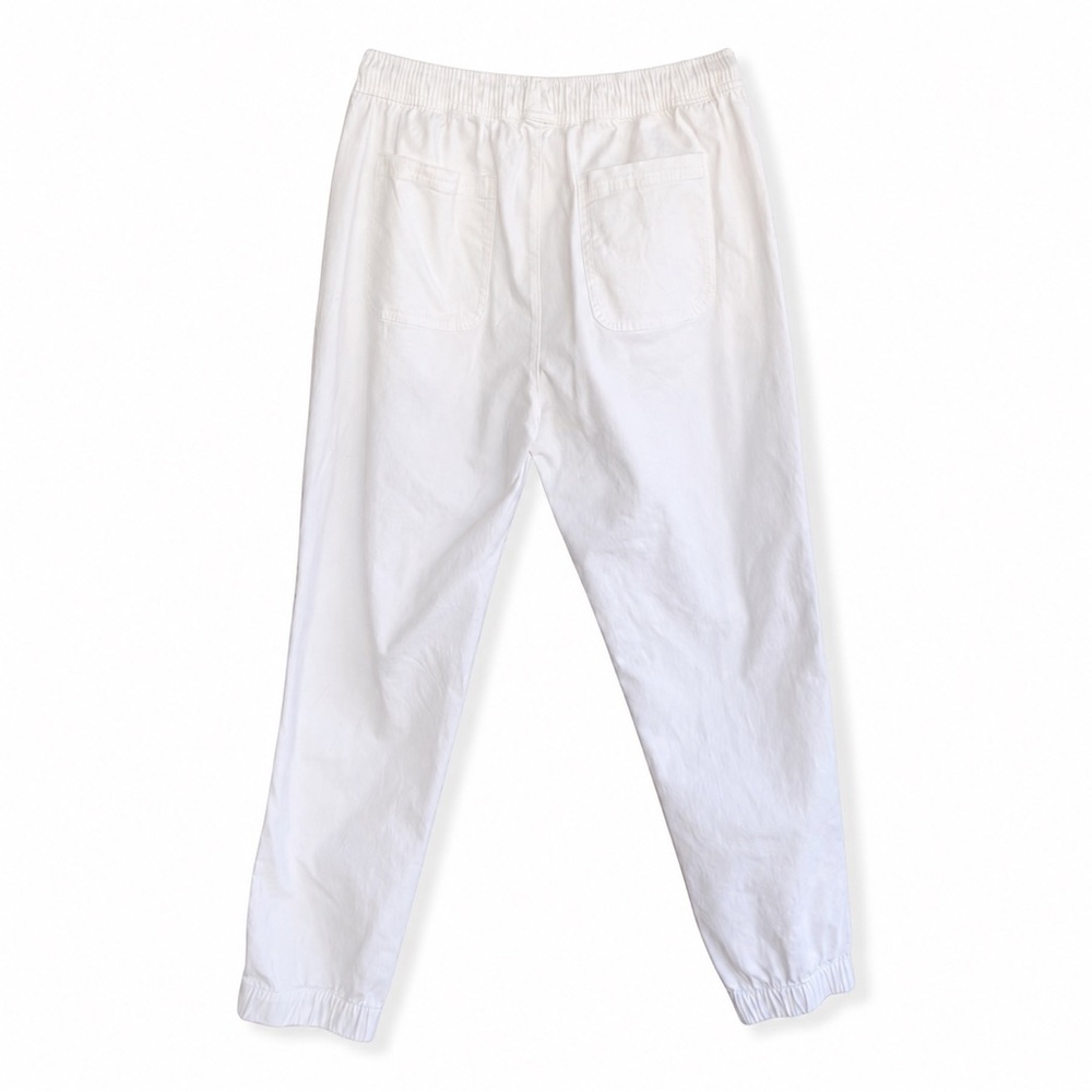 C&C California White Joggers Drawstring Pants Cotton Blend Pull-On Small Casual - Picture 5 of 8